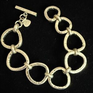 Silpada Silver Textured Bracelet